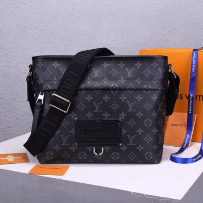 Replica Louis Vuitton Besace Zippee Black/Yellow